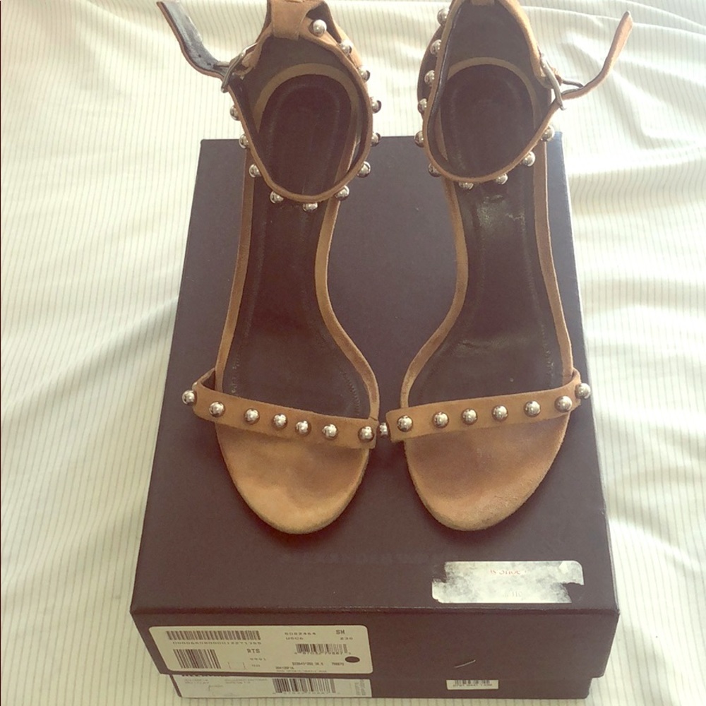 Worn Alexander Wang studded Antonia size 38.5